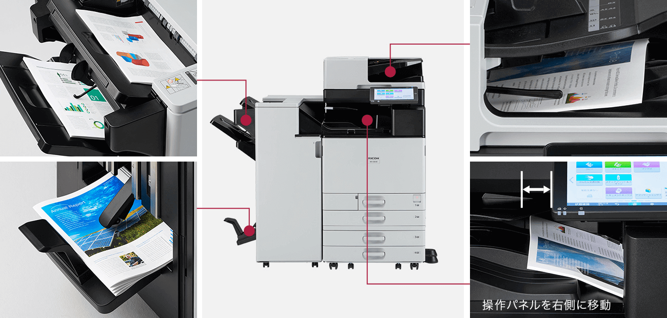 RICOH IM C7010/C6010/C5510/C4510/C3510/C3010/C2510の特徴